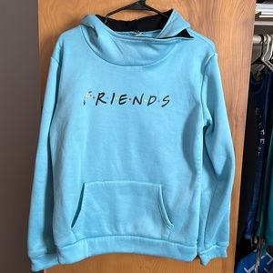 Blue F.R.I.E.N.D.S hoodie. Large